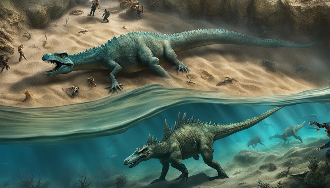 Underwater Dinosaur Fossil Excavations