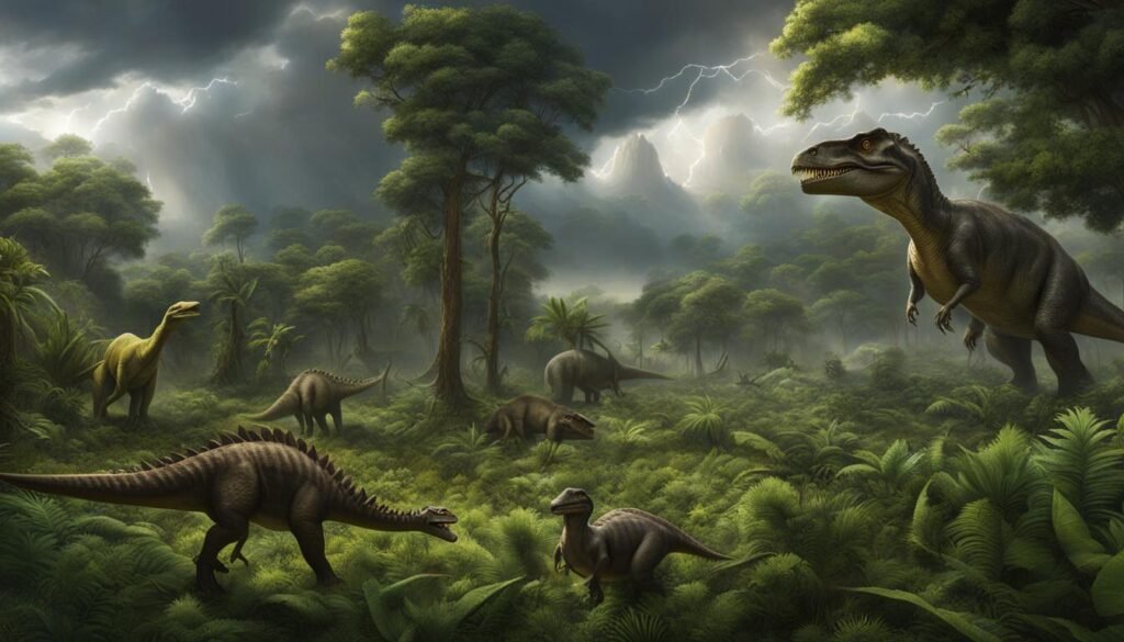 environmental factors influencing dinosaur diversity and extinction