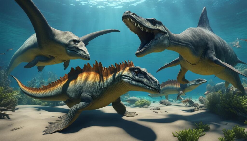 Aquatic Dinosaurs and Marine Reptiles